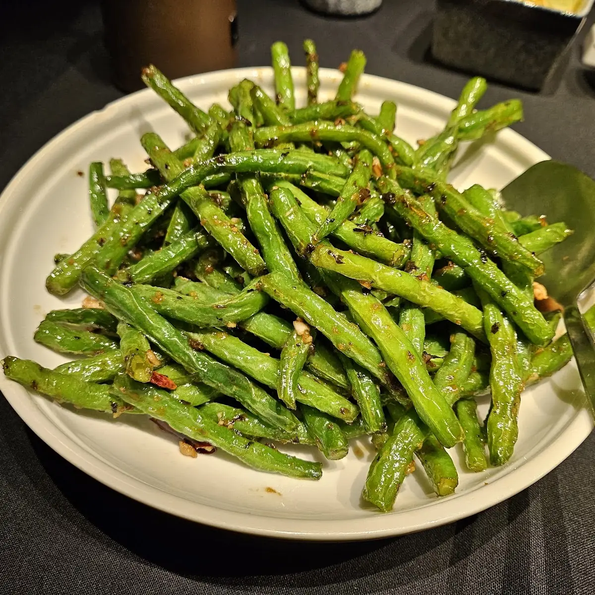 干煸四季豆Stir-Fried String Beans with Minced Meat Vegan Option